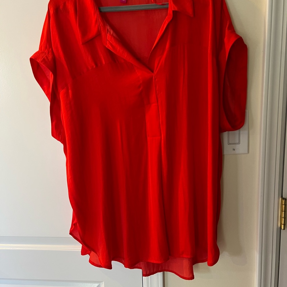 Vince Camuto gorgeous red tunic 3x